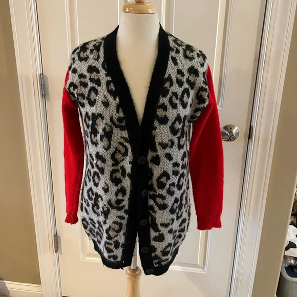 Niccolai made in Italy Animal print sweater-Size Small - Picture 1 of 7